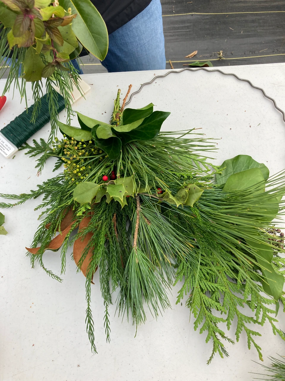 winter wreath workshop